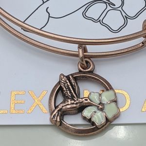 Alex and Ani Rose Gold Hummingbird Bracelet NWT